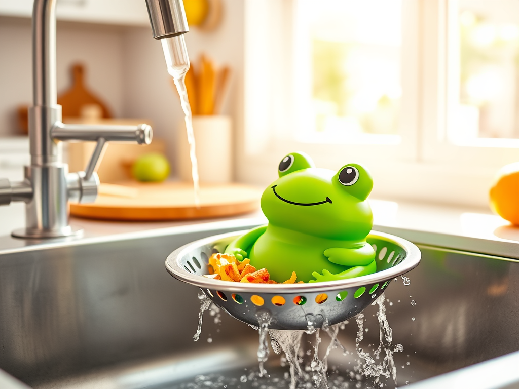 Joie Ribbit Kitchen Sink Strainer Basket Review: Cute and Functional